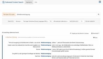 CLARIN Federated Content Search