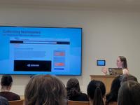 Caitlin Wilson Caitlin Wilson presenting her work at the CLARIN-EHRI workshop