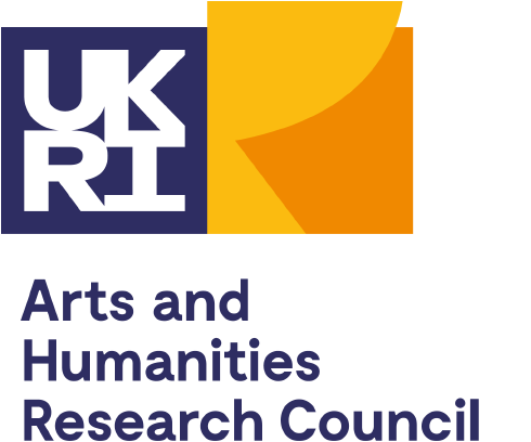 Logo for the Arts and Humanities Research Council, incorporating UKRI logo