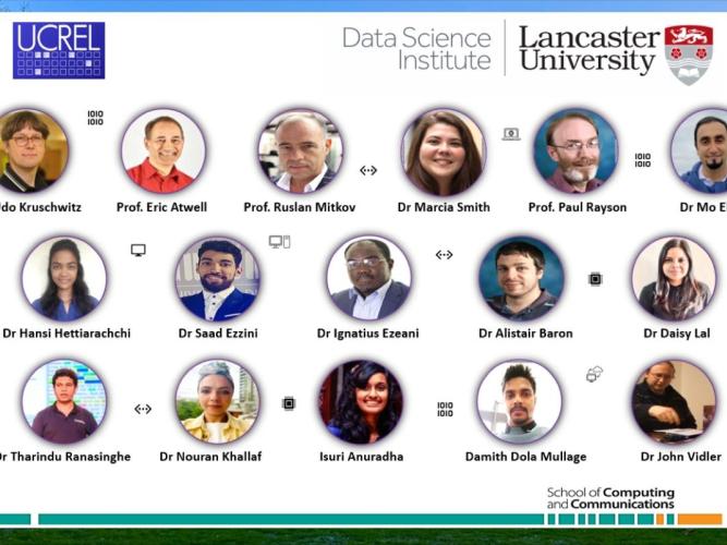 Collage of speakers' faces and names