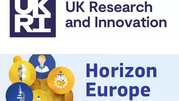 UKRI and Horizon Europe logos alongside each other