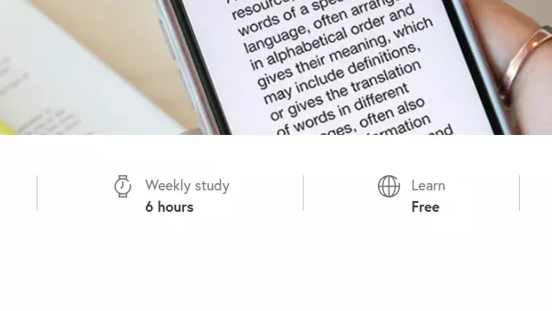 Screenshot from MOOC Understanding Dictionaries website
