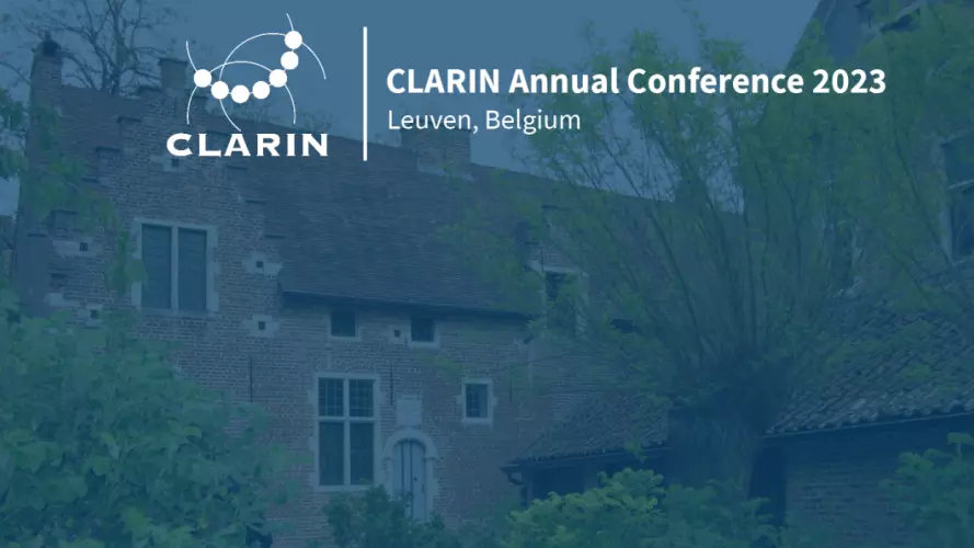 Image of old building in Leuven, venue of the CLARIN Annual Conference 2023
