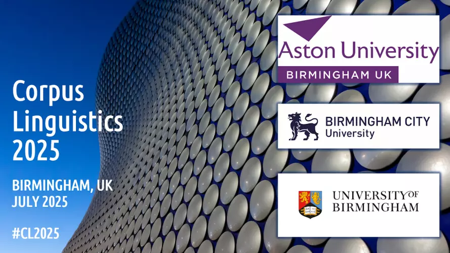 Corpus Linguistics 2025, Birmingham, UK, July 2025