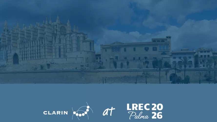 CLARIN at LREC 2026 image
