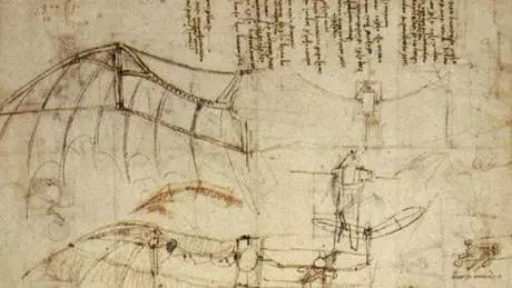 leonardo design for a flying machine c 1488 460