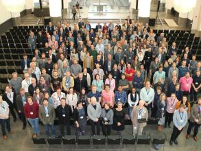 Photo of participants at a CLARIN conference