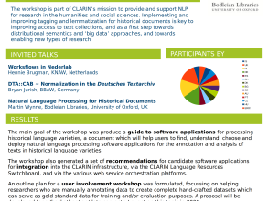 Poster with details fo the workshop