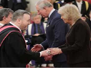 The Historical Thesaurus of English team receive the Queen's Anniversary Prize